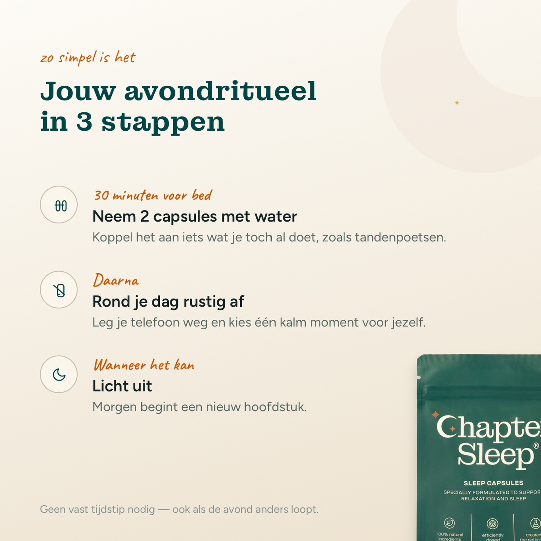 Sleep Capsules: natuurlijke slaapformule zonder melatonine