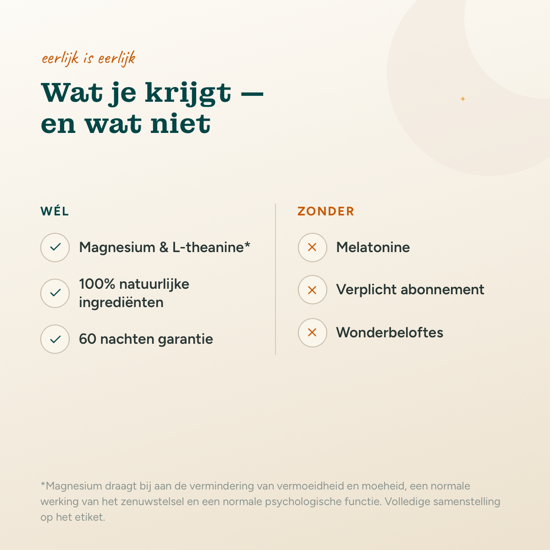 Sleep Capsules: natuurlijke slaapformule zonder melatonine