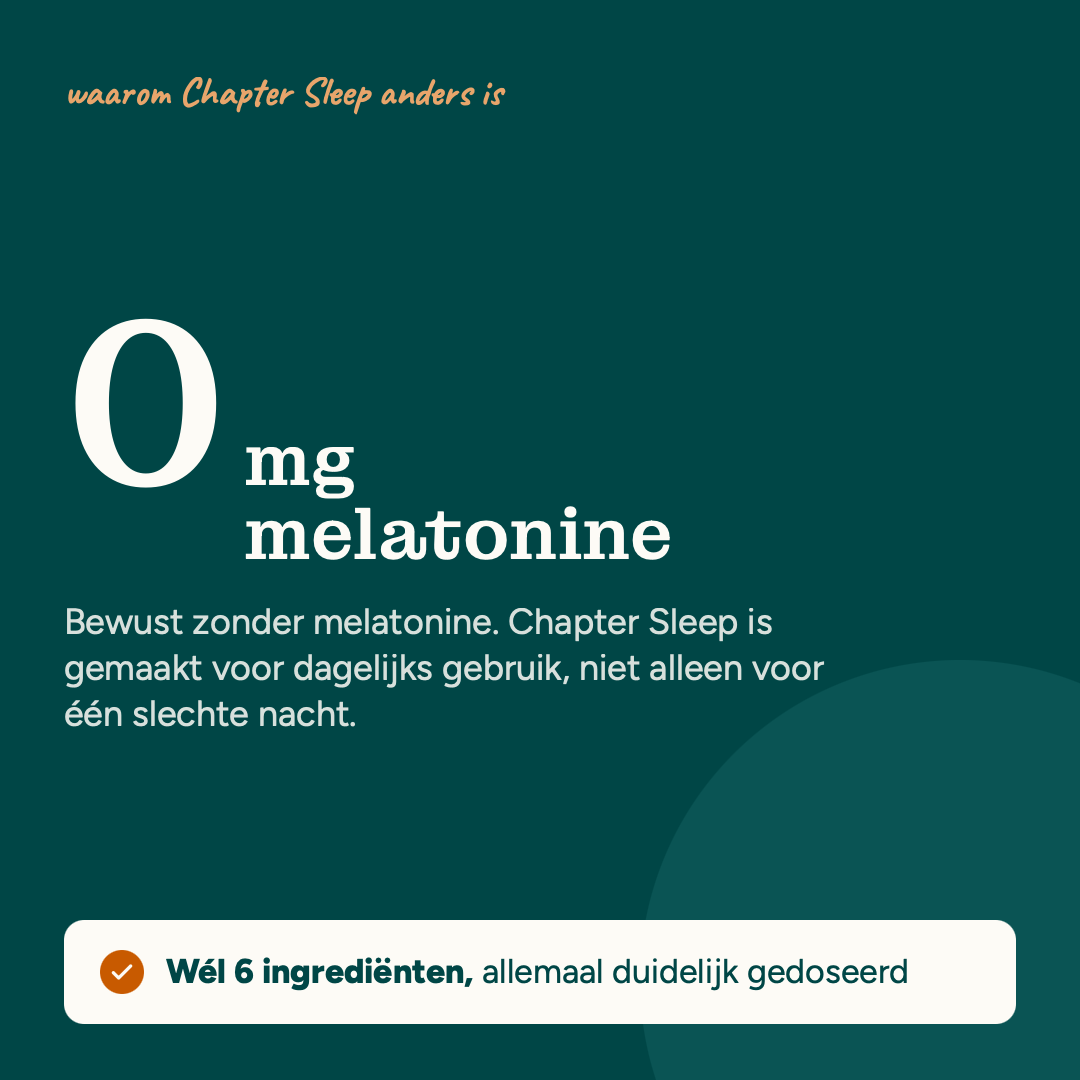 Sleep Capsules: natuurlijke slaapformule zonder toegevoegde melatonine