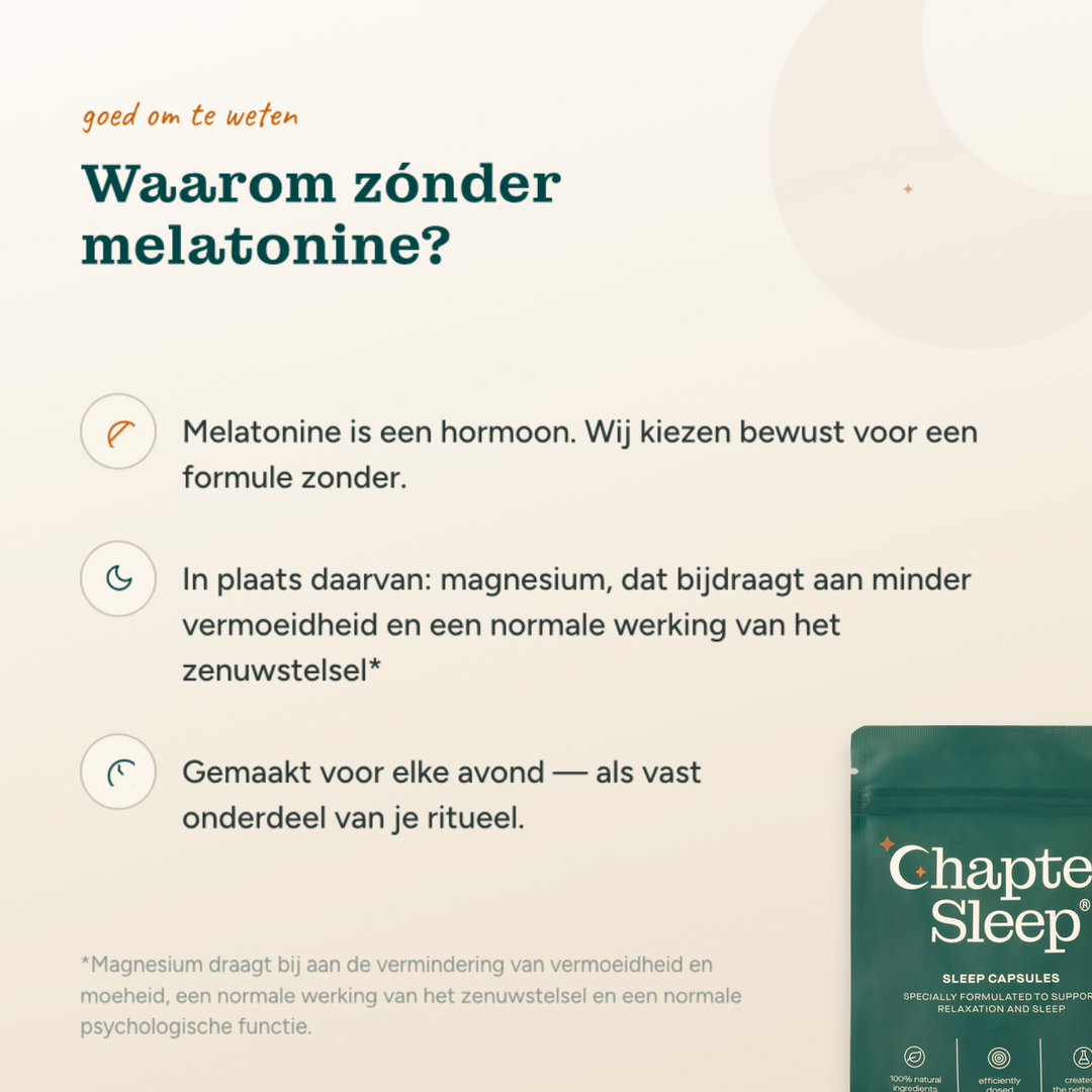 Sleep Capsules: natuurlijke slaapformule zonder melatonine