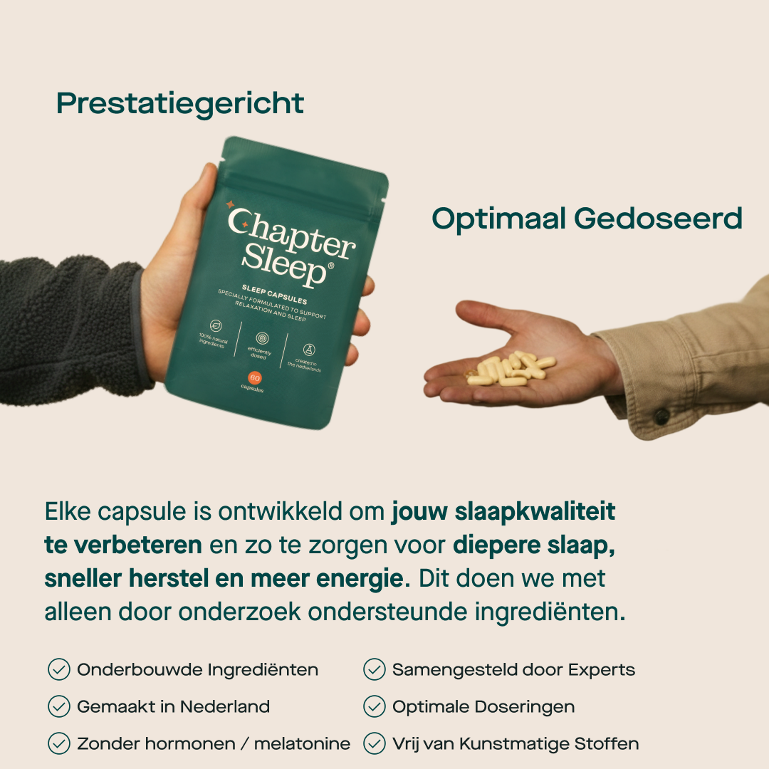 Slaap. Herstel. Presteer.