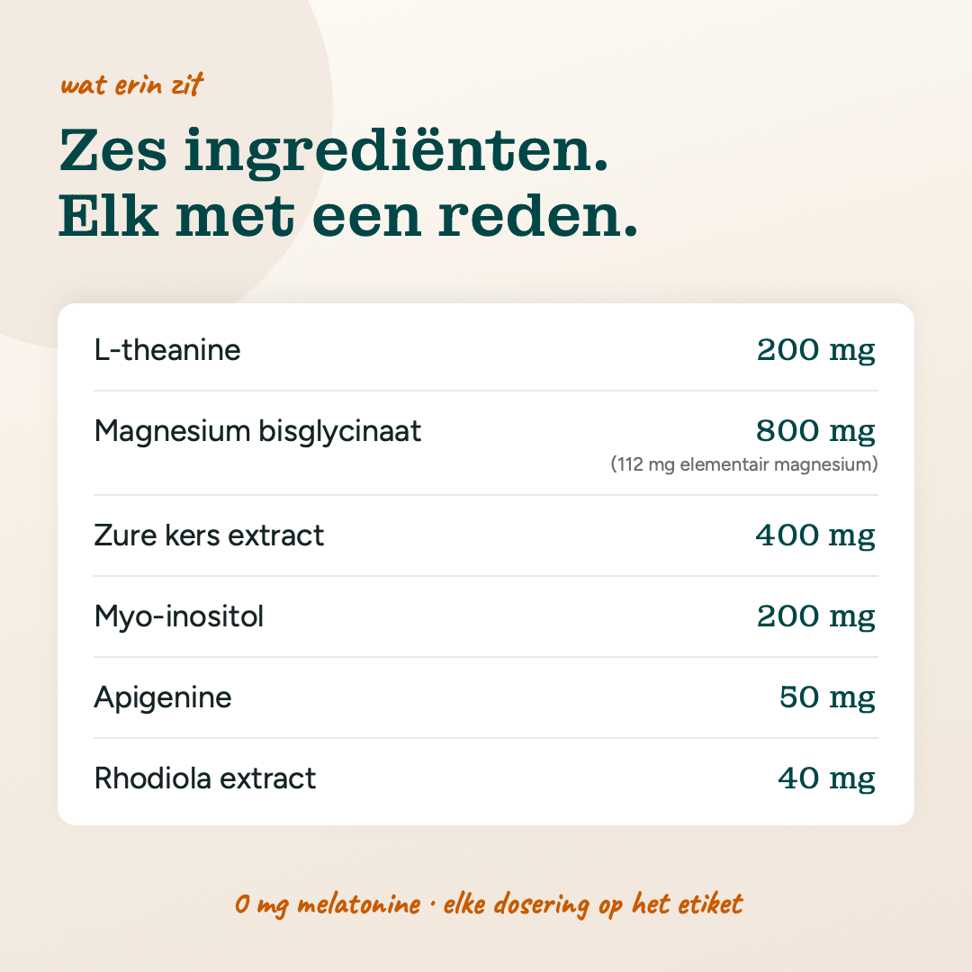 Sleep Capsules: natuurlijke slaapformule zonder toegevoegde melatonine